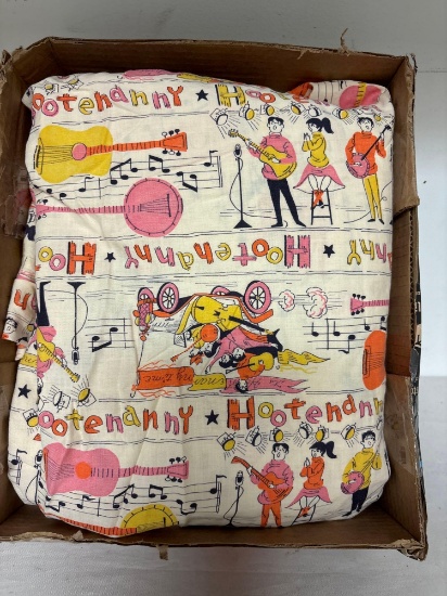 Hootenanny fabric, vintage
