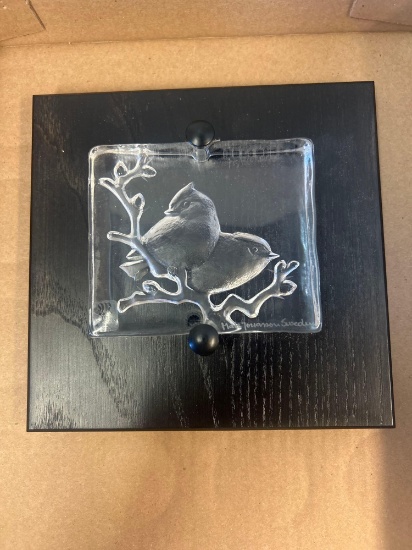 Matts Jonasson crystal cedar waxing plaque