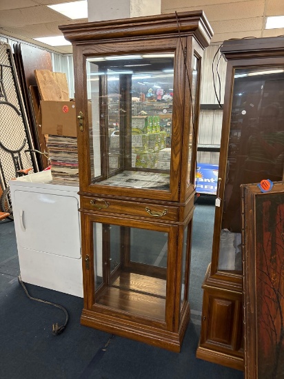 Light up curio cabinet