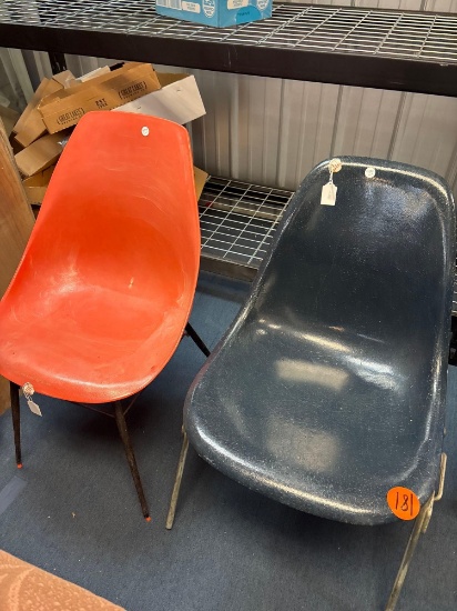 Fiberglass scoop chairs