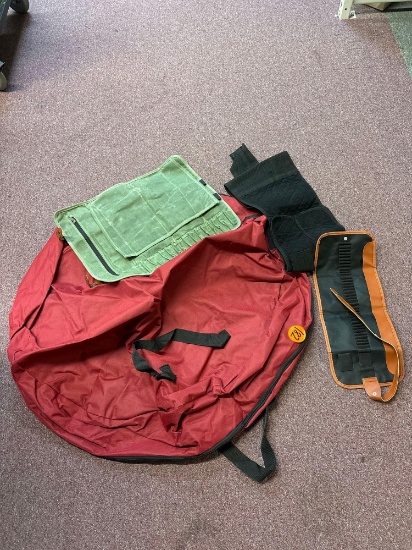 Various carrying and storage bags