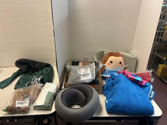 bassinet sheets, childrens clothing, squishmallow, wig, scrunchies, and more