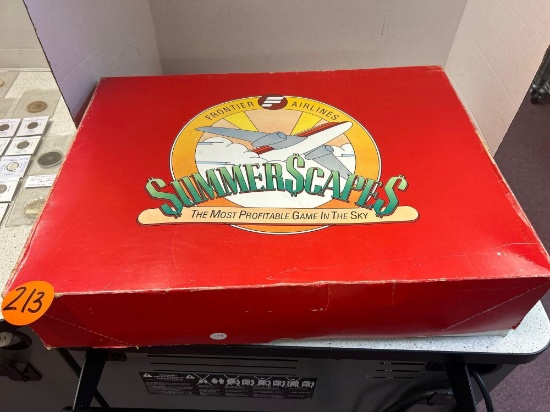 frontier Airlines summerscapes game in open box