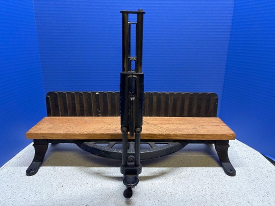 antique cast-iron miter box patent 1904