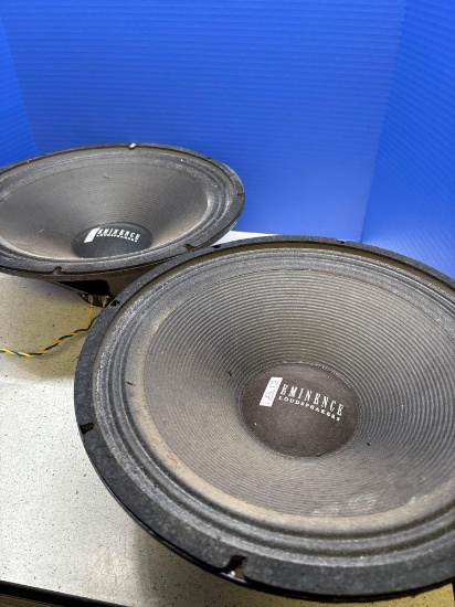 EMINENCE 15 inch loudspeakers