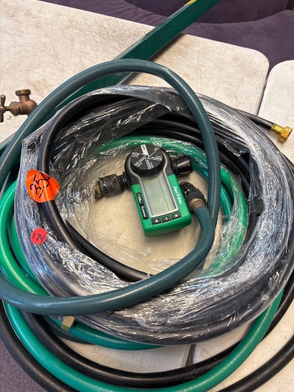 Hose holder garden hose, etc.