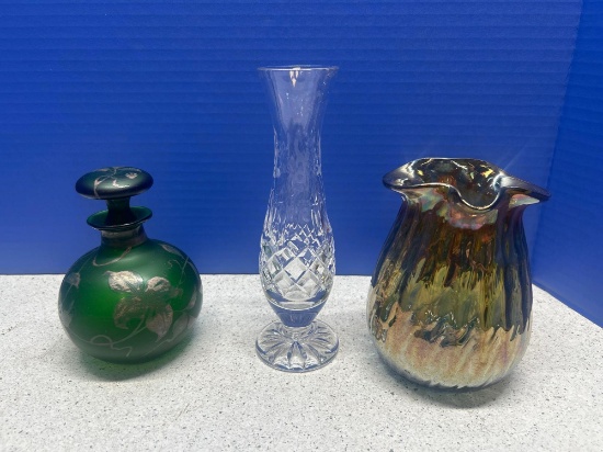 3 glass items