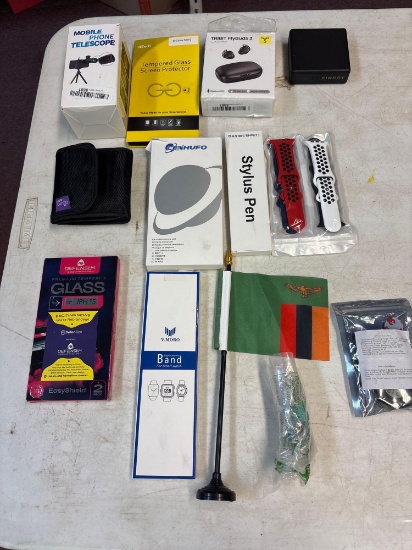 Mobile phone, telescope, screen, protector, fly buds, more