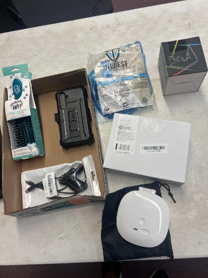 phone desk stand, Phillips AVENT, wet pet brush, phone case, etc.
