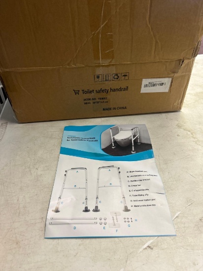 toilet safety handrail in box