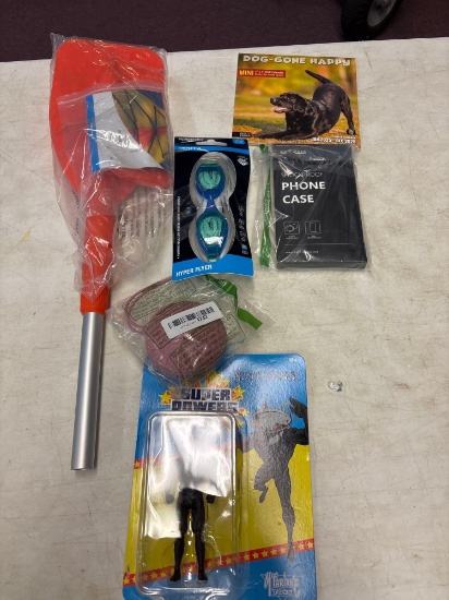 Emergency paddle, Goggles, Phone case, etc