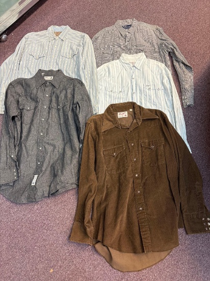 Mens cowboy shirt, collection, see pictures for description