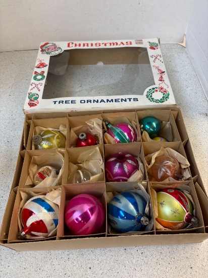 vintage Christmas ornaments