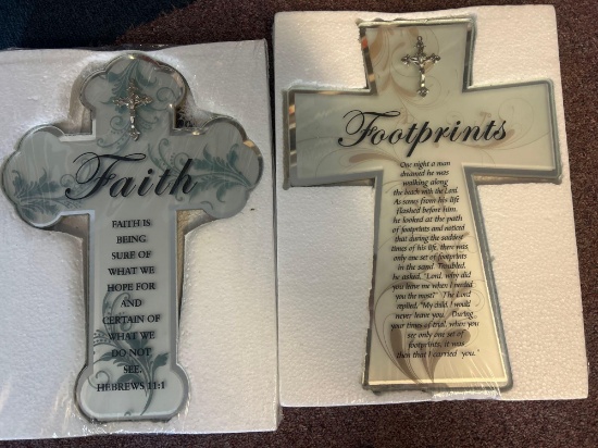 cross mirror decor
