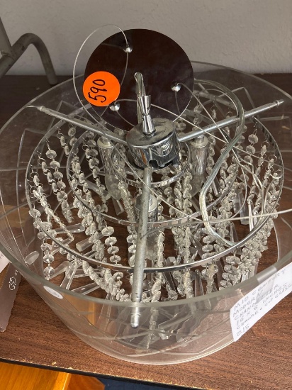 mid-century modern style chandelier
