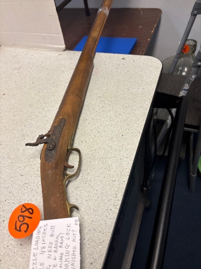 Muzzleloading rifle 48 inches long