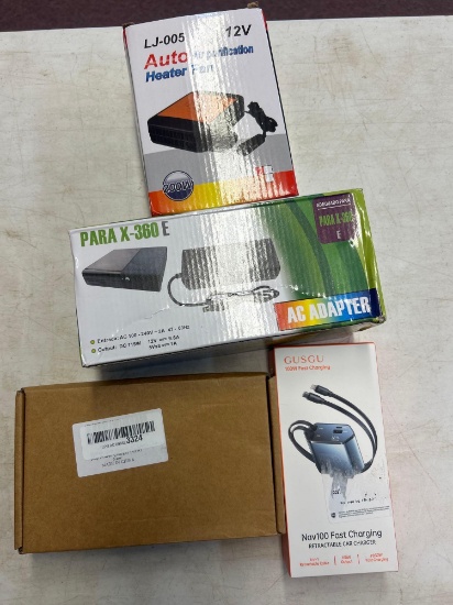 auto purification, heater fan, AC adapter, chargers