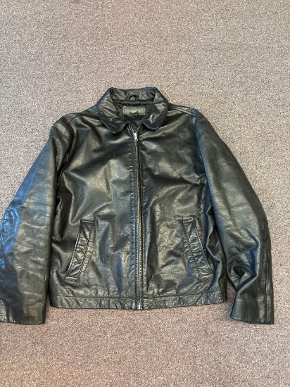 Banana Republic, leather bomber jacket, Vintage