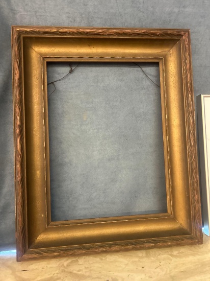 vintage golden frame