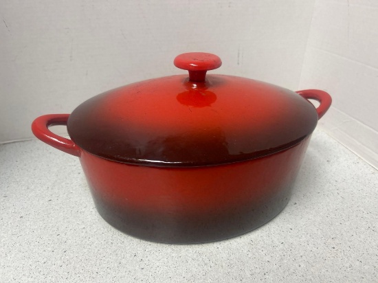 David Burke 6 qt enamel cast iron Dutch oven