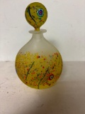 Mdina art glass perfume bottle