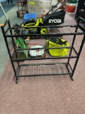 Metal rack approximately 3 foot wide 3 foot high