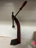 antique EVEREDY gear top bottle capper cast-iron