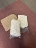 Two pillows and a lightweight throw