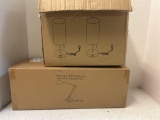 two desk lamps in boxes