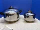 stainless steel pasta cookers with locking lids