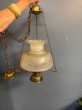 hanging hurricane lamp chandelier