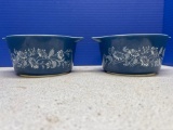 pyrex colonial mist Both are 473B