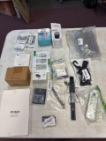 Scissors, iron on patches, car ashtray, More