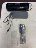 Food sealer and five piece stainless steel place setting