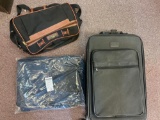 suitcase and travel bags