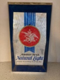 Anheuser Busch natural light beer sign 9 x 17