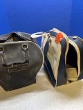 Vintage bowling bags and balls