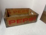 antique wooden Pepsi crate