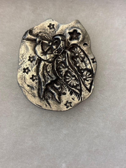 DON DRUMM Pewter peace Ornament