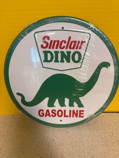 SINCLAIR Dino Gasoline tin sign