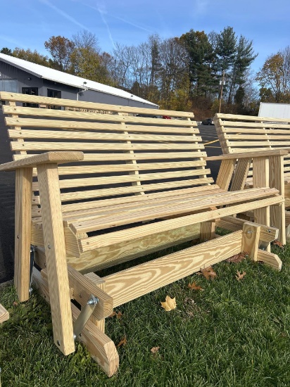 Bench Swing Rocker 4ft farmhouse house classic glider rocker bench swing | Estate ...