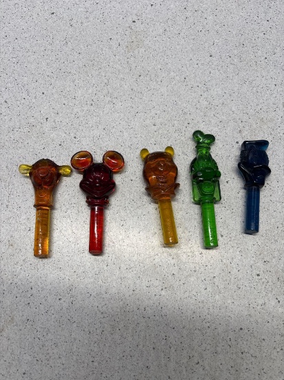 Vintage Walt Disney bottle stoppers