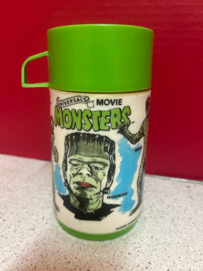 rare universal movie monsters thermos