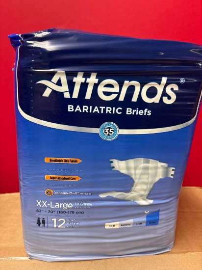 New bariatric briefs four packages 12 each