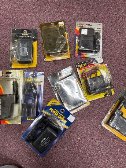 New three-way 12 V accessory adapters, power outlets, etc.a