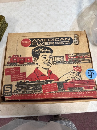Gilbert American flyer electric train set