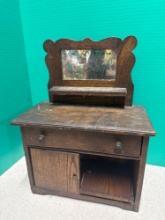 vintage miniature wooden furniture set