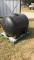 220 GALLON BLACK PLASTIC TANK;