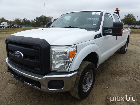 2011 FORD F250 4X4 CREW CAB PICKUP;