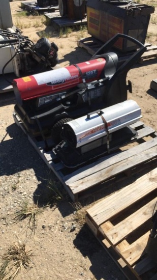 (2) KEROSENE FORCED AIR HEATERS;